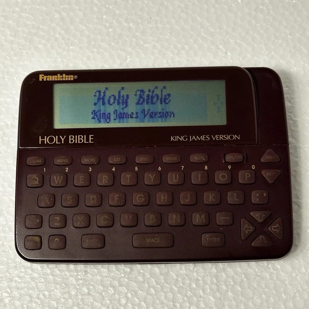 Franklin KJ31 Electronic Holy Bible King James Version Pocket Handheld Organizer